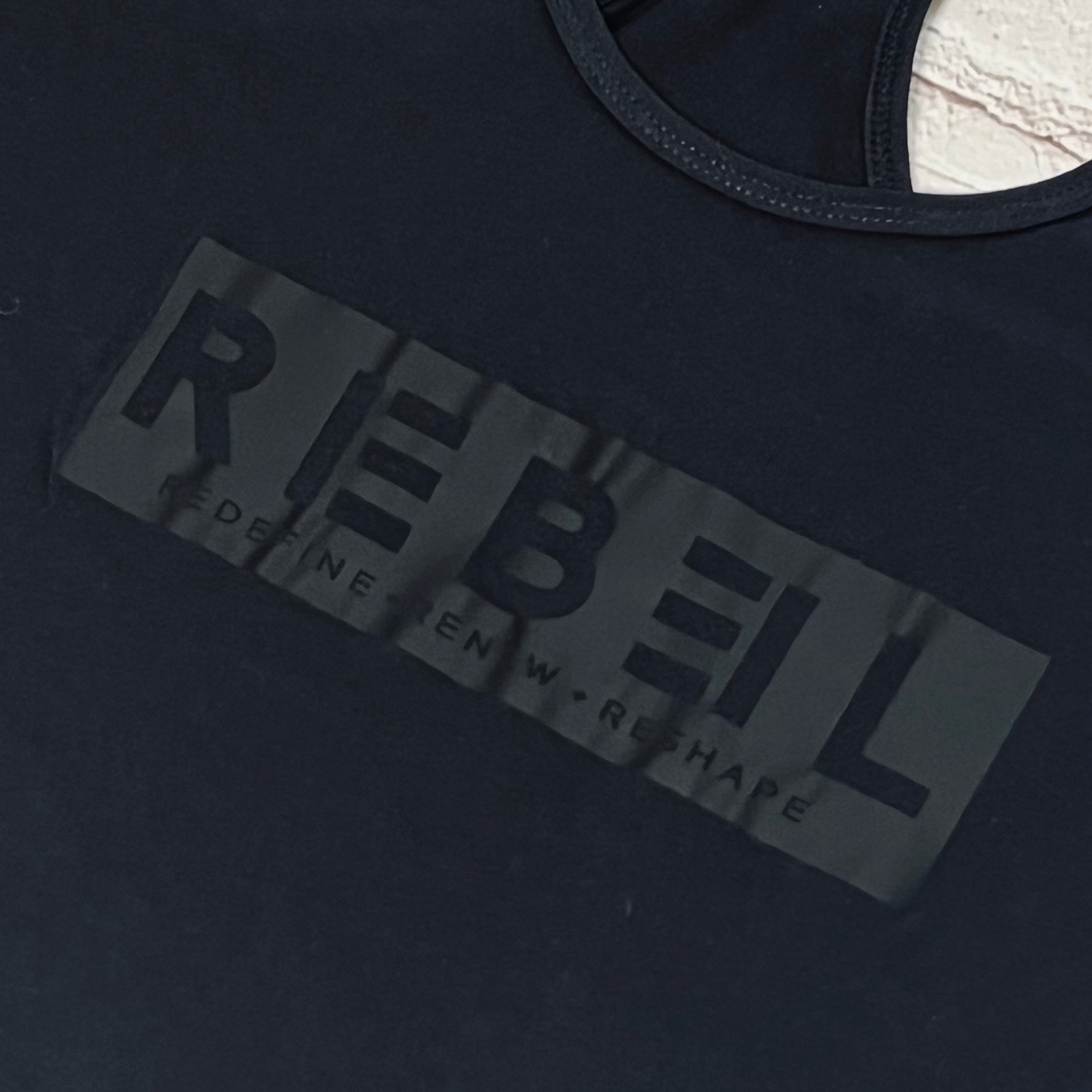 Blackout Tag Logo Women's Racerback