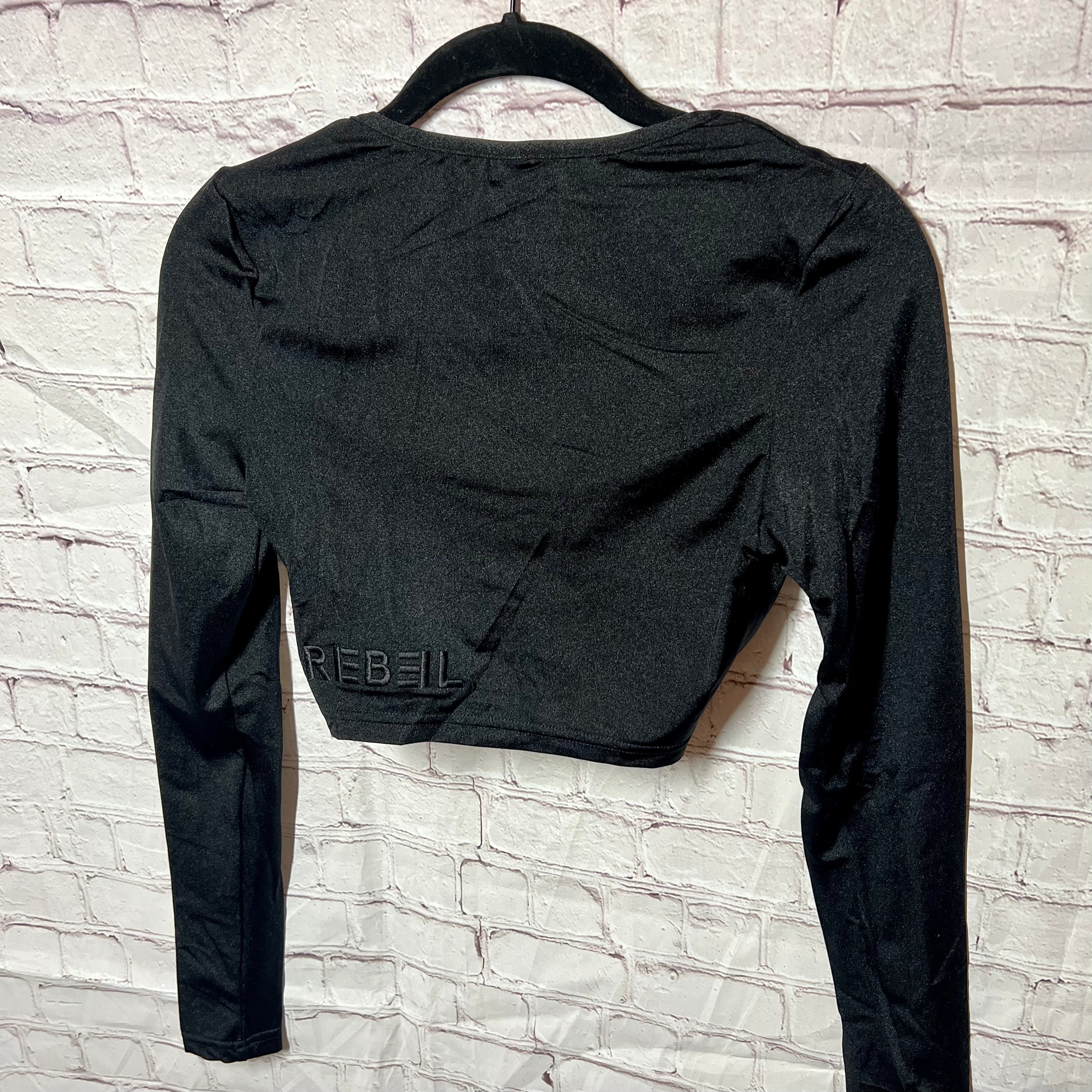 Twist Front Long-Sleeve Crop