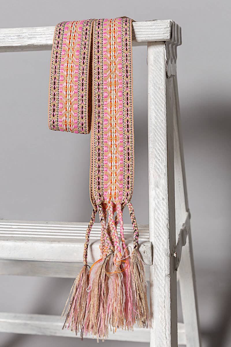 Find Your Tribe Tassel Belt