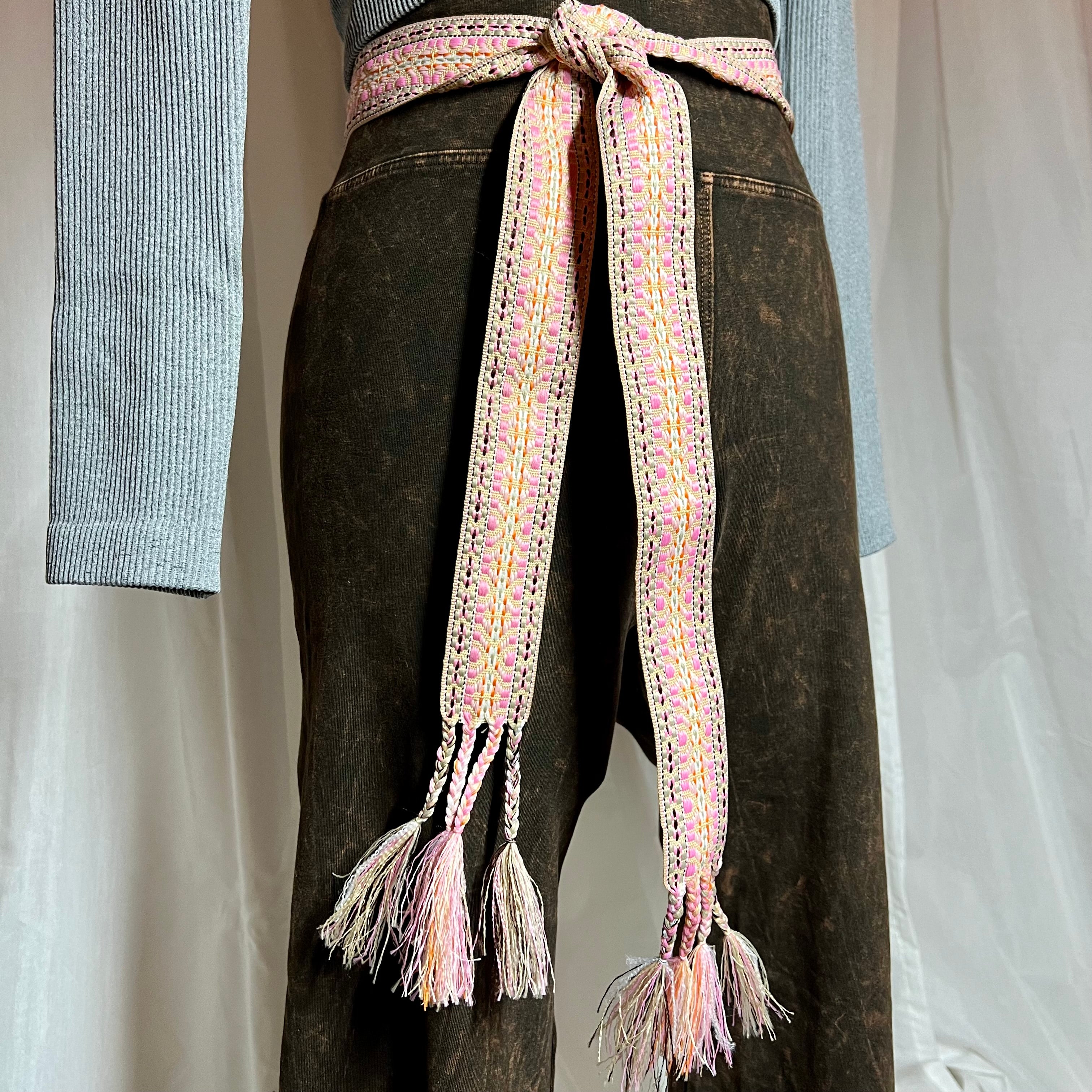 Find Your Tribe Tassel Belt