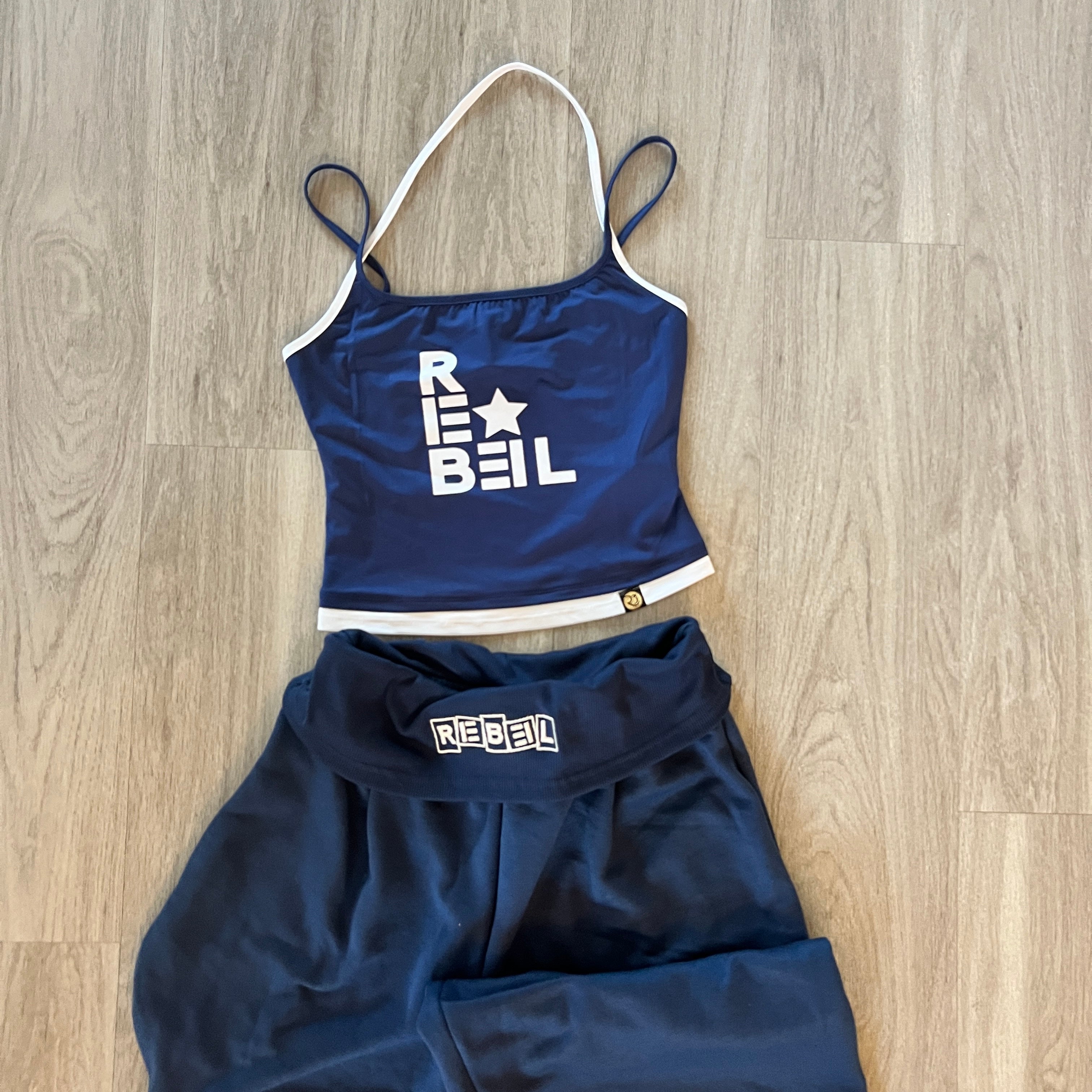 The Remix Tank – Blue & White