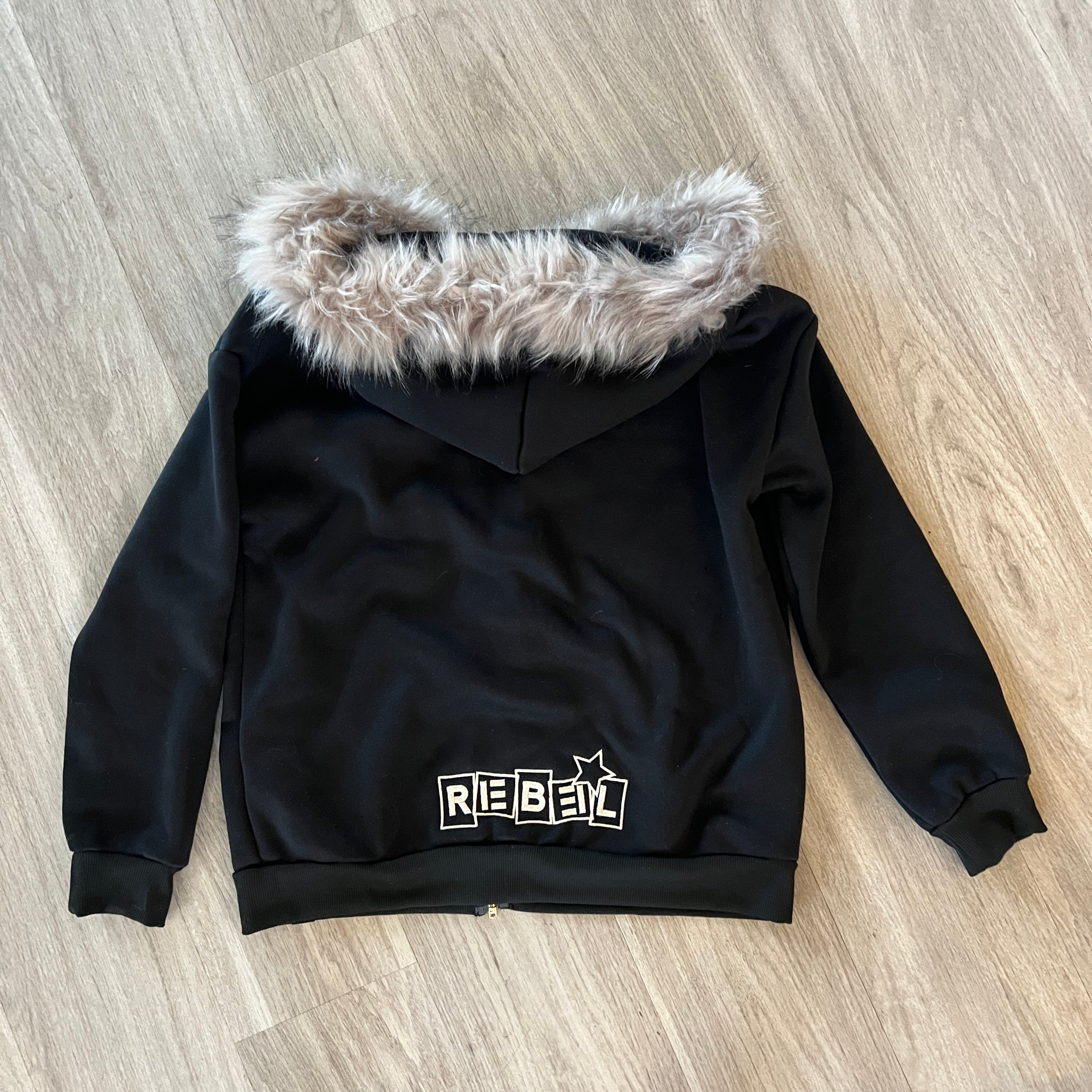 The REB3L Luxe Hoodie – Onyx Fur