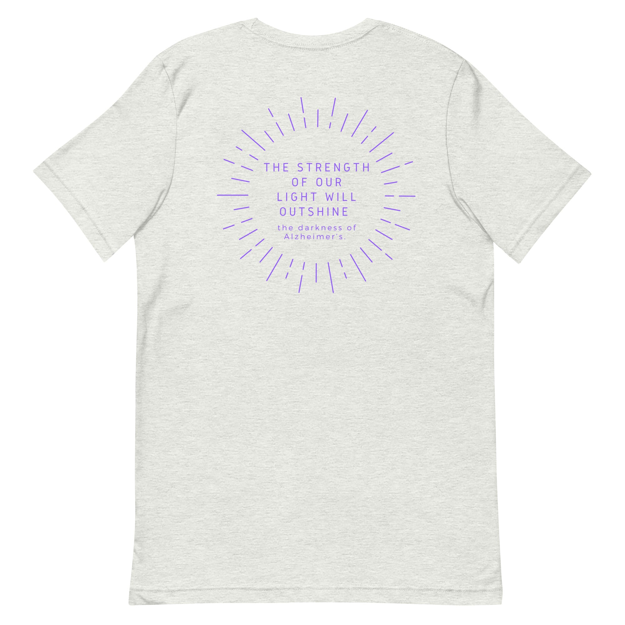 ALZHEIMER'S and BRAIN Health Awareness Unisex t-shirt