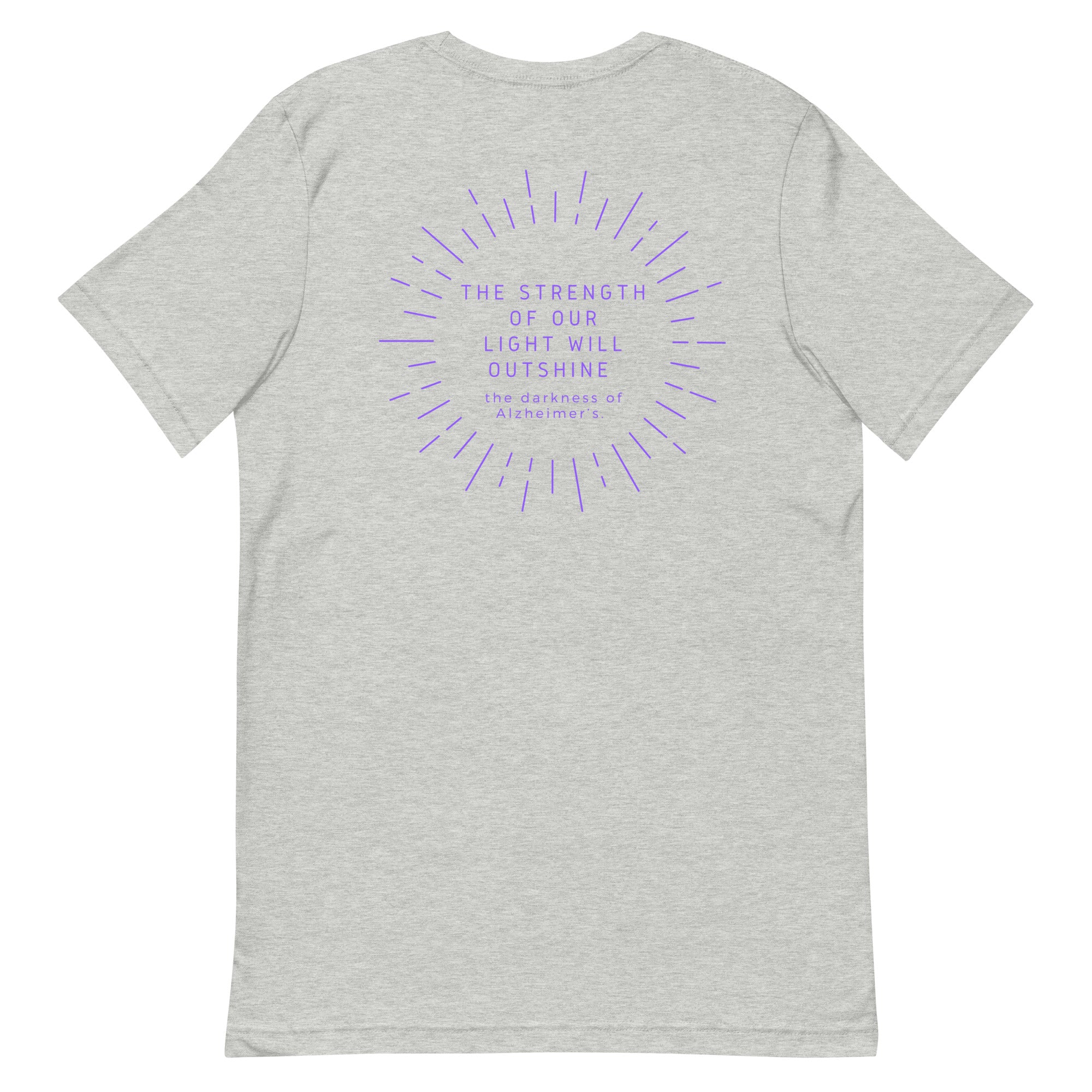 ALZHEIMER'S and BRAIN Health Awareness Unisex t-shirt