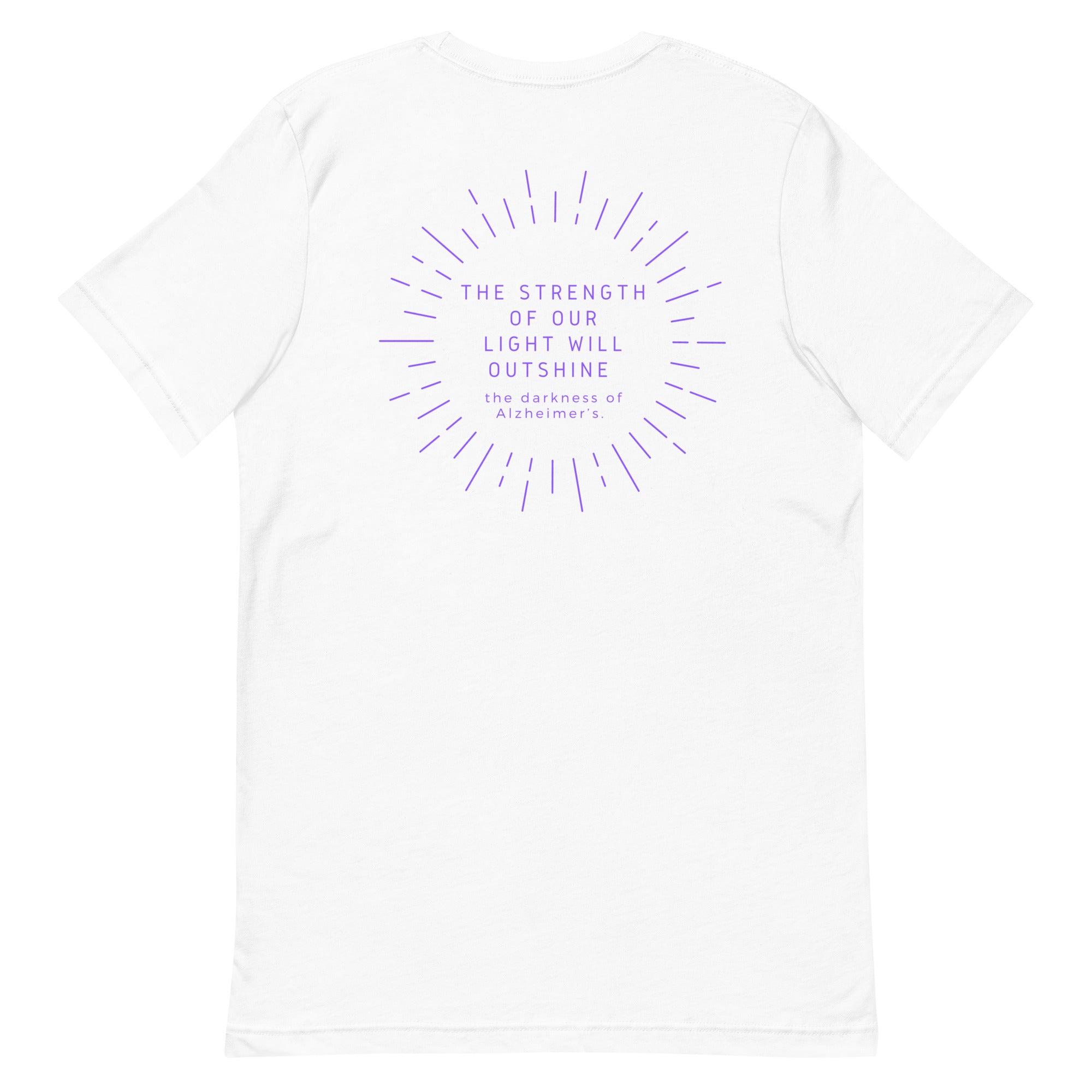 ALZHEIMER'S and BRAIN Health Awareness Unisex t-shirt