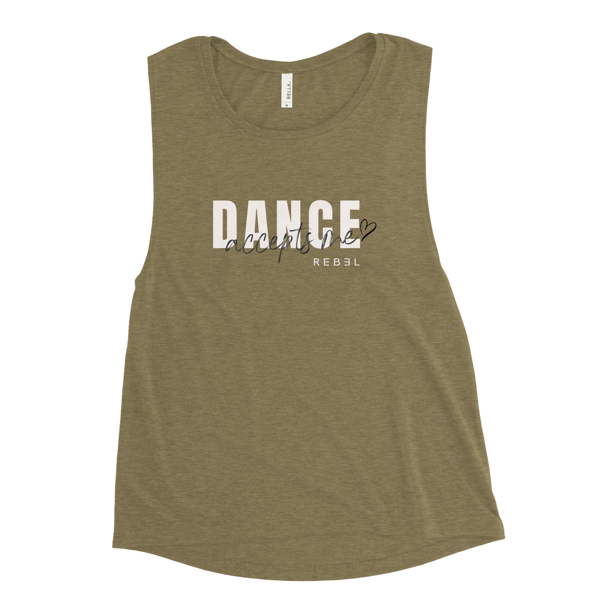 DANCE ACCEPTS ME Ladies Muscle Tank